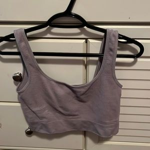 Purple crop top